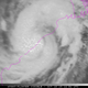Cyclone Phailin making landfall.